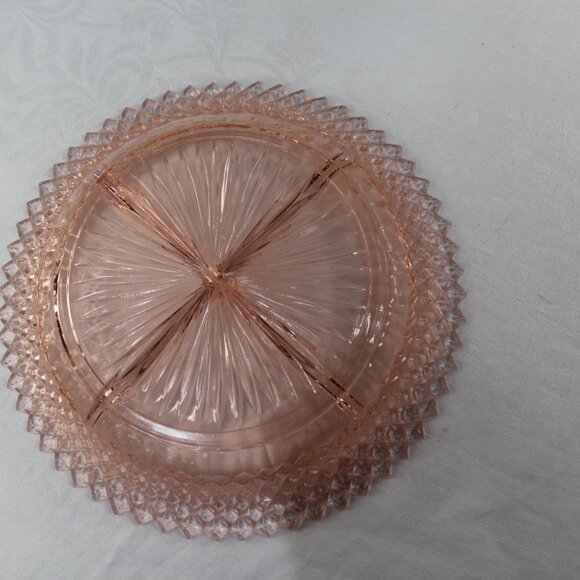 Vintage Anchor Hocking “Miss America” Depression Glass Tray - Picture 12 of 12
